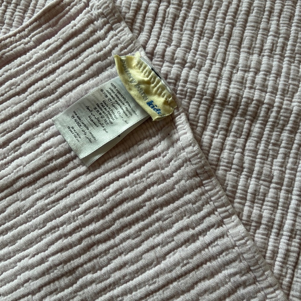 Pottery Barn Organic Cotton Toddler Blanket